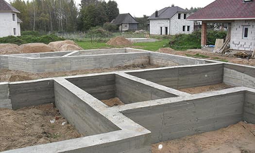 Строительство фундамента