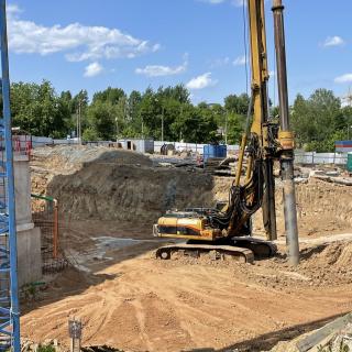Буронабивные сваи Минск Беларусь Многоэтажный жилой дом